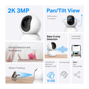 TP-Link Tapo C210 | Indoor Pan/Tilt Smart Security Wi-Fi Camera | Connect It Ireland