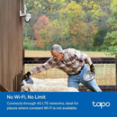 TP-Link Tapo C501GW | Outdoor Pan/Tilt 4G LTE Camera | Connect It Ireland