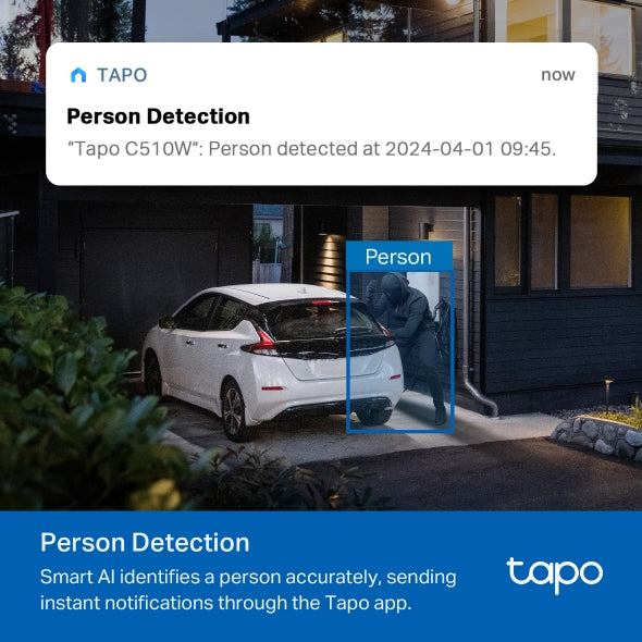 Tp-Link | Tapo C510W | 2K Outdoor Pan/Tilt Security Wi-Fi Camera | Connect It Ireland