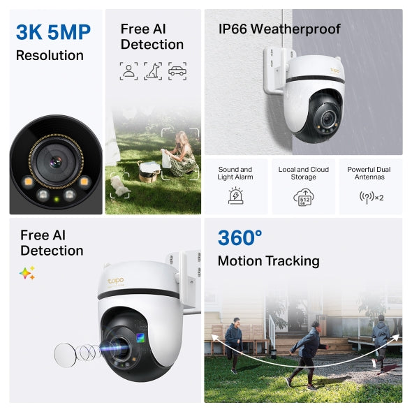 Tp-Link | Tapo C530WS | Outdoor Pan/Tilt Security Wi-Fi Camera | Connect It Ireland 