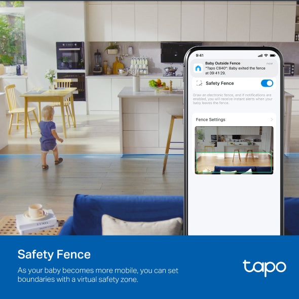 Tp-Link | Tapo C840 | Dual-Lens Smart Baby Camera | Connect It Ireland