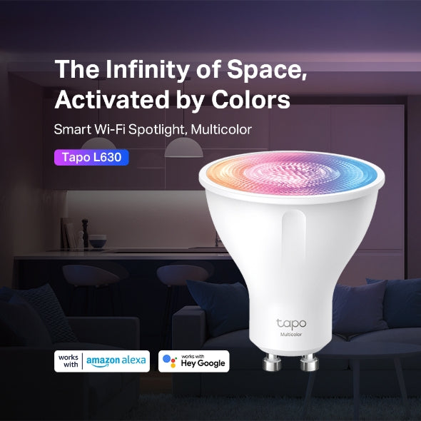 Tapo | GU10 Smart Wi-Fi Spotlight, Multicolor | L630 (2 Pack) | Connect It Ireland