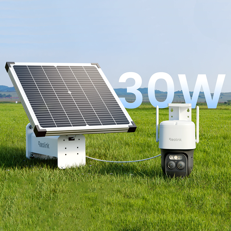 Reolink TrackMix LTE Plus 2 + Solar Panel Plus | 4G LTE PTZ Solar/Battery Camera | Connect It Ireland