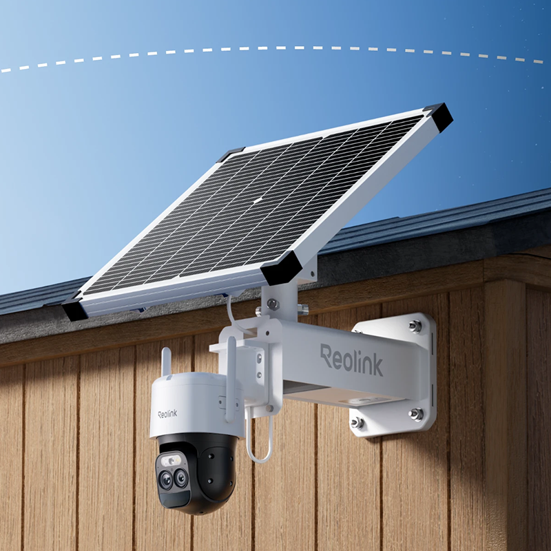 Reolink TrackMix LTE Plus 2 + Solar Panel Plus | 4G LTE PTZ Solar/Battery Camera | Connect It Ireland