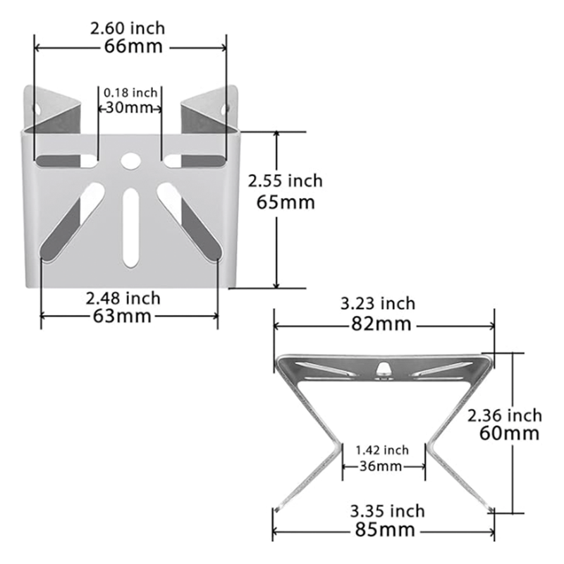 Universal Corner Mount Bracket for PTZ Cameras | Stainless Steel | Connect It Ireland