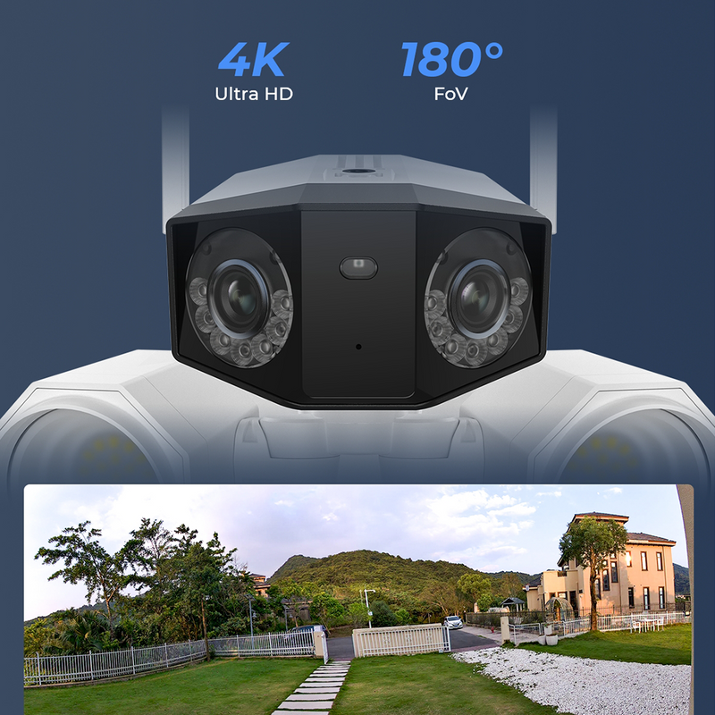 Reolink Duo Floodlight WiFi | 4K 180° Panoramic WiFi Camera with Floodlights | Connect It Ireland