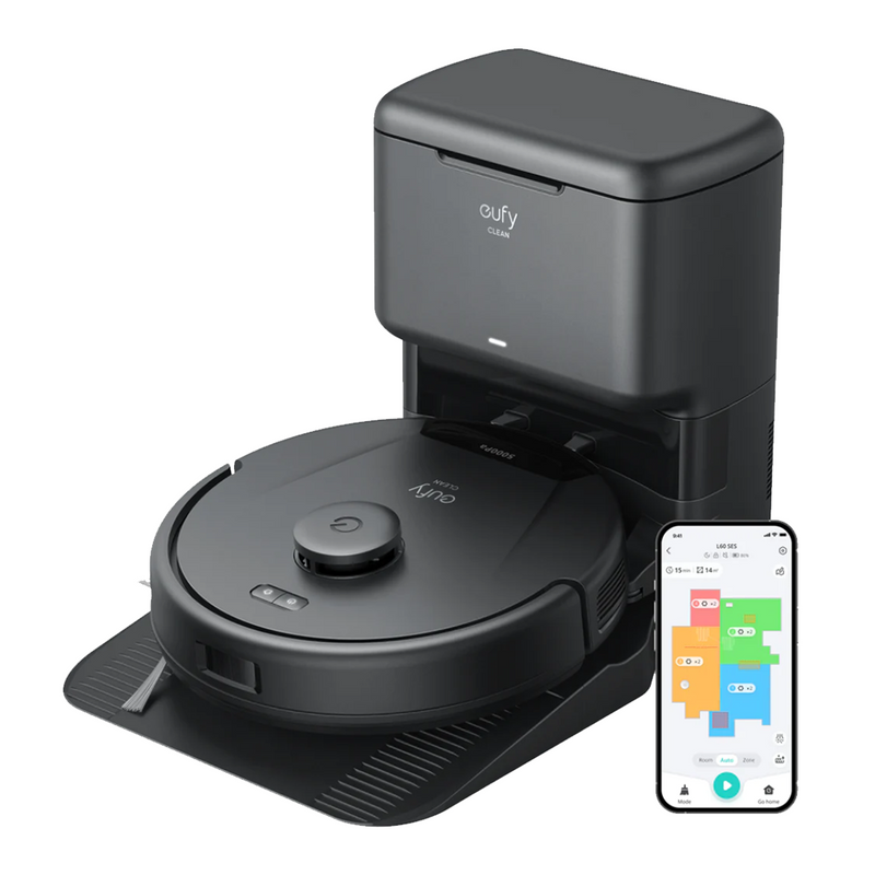 Eufy L60 Hybrid with Self-Empty Station | Robot Vacuum & Mop | T2278V11 | Connect It Ireland