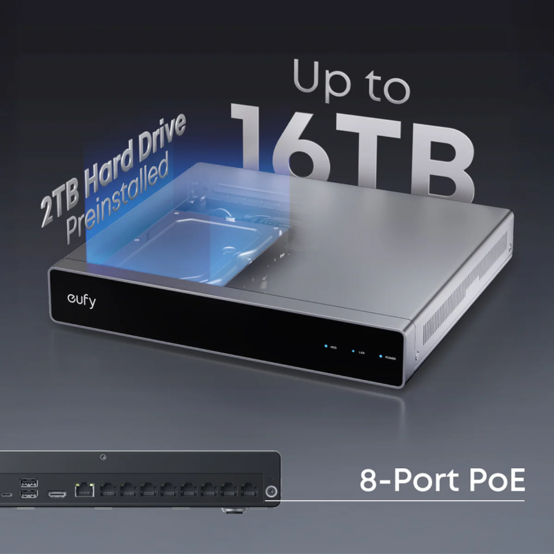 Eufy PoE NVR Security System S4 | E8E00326 | Connect It Ireland