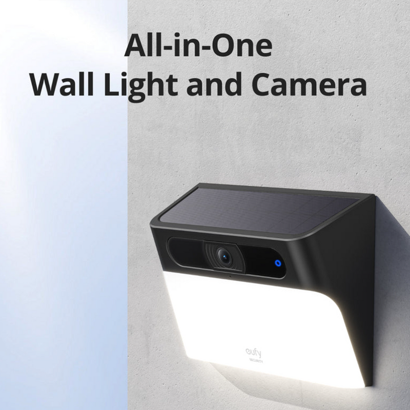 Eufy Solar Wall Light Cam S120 | All-in-One Wall Light and Camera | T81A0311 | Connect It Ireland