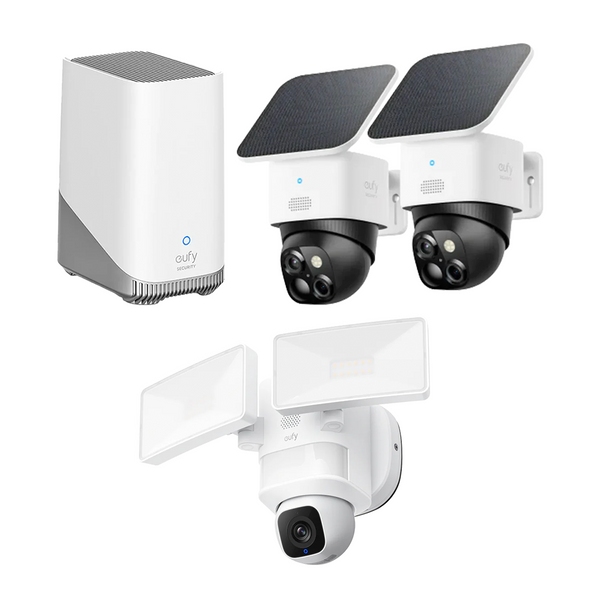 SoloCam S340 (2 pack) + Floodlight Camera E30 + HomeBase S380 | Bundle | Connect It Ireland