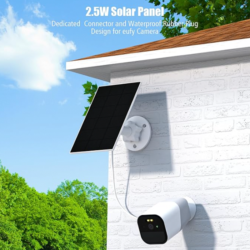 Solar Panel for eufy Outdoor Security Camera | 5V 2.5W | Connect It Ireland