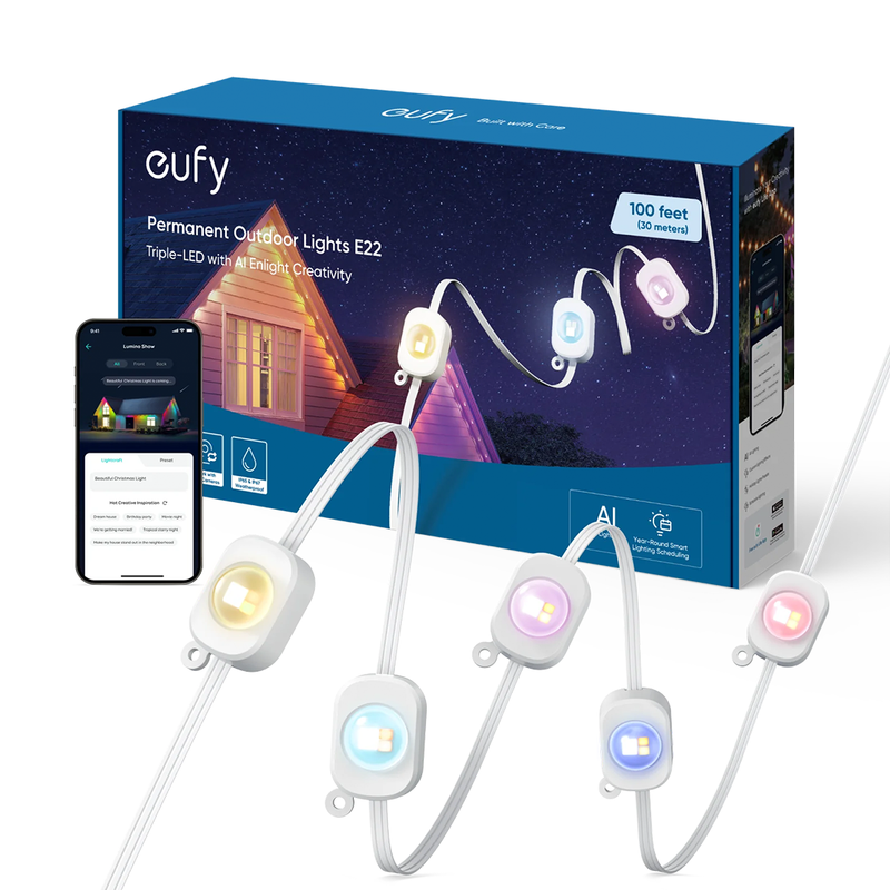 eufy Permanent Outdoor Lights E22 100ft | T8l02121 | Connect It Ireland