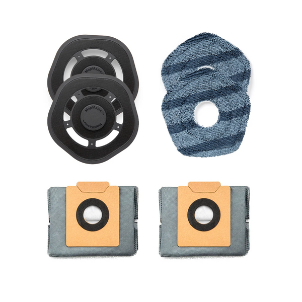 eufy RoboVac Replacement Bundle for X10 Pro Omni | Mop Pads, Mop Pad Holders & Dust Bags