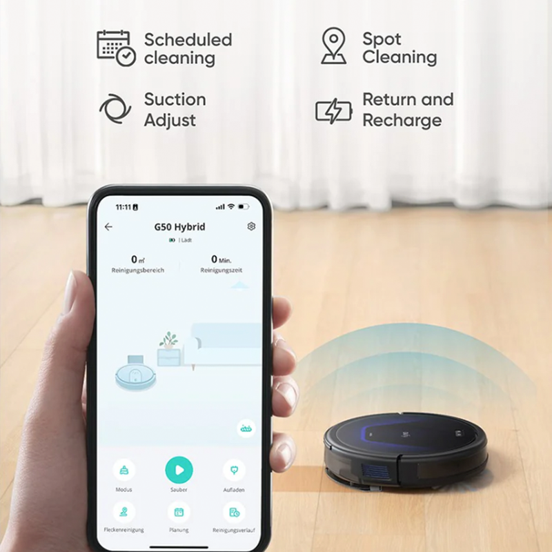 Eufy RoboVac G50 Hybrid Robot Vacuum & Mop | T2212V11 | Connect It Ireland