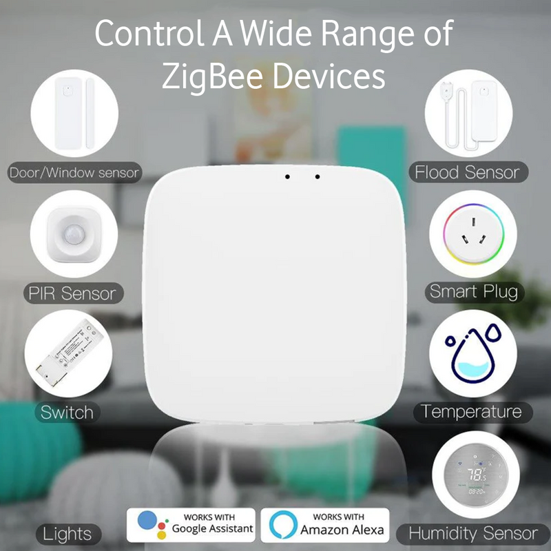 Moes | Wireless Tuya Zigbee Gateway Smart Home Hub
