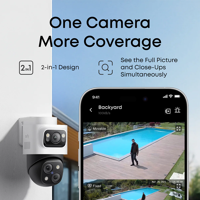 Eufy PoE S4 Bullet-PTZ Cam | PoE Camera  | T8E00321 | Connect It Ireland