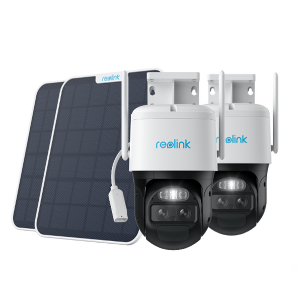 Value Bundle: Reolink TrackMix (Battery) | 2 Cameras & 2 Solar Panels | Connect It Ireland
