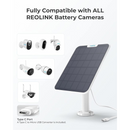 Reolink 6W Solar Panel 2 for Outdoor Security Camera | Connect It Ireland