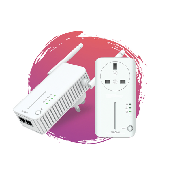 STRONG AV600 | Powerline WiFi 600 Kit UK | Connect It Ireland