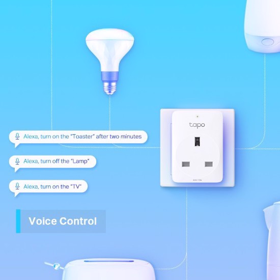 TP-Link | Tapo P100 Mini Smart Wi-Fi Plug with Voice Control | Connect It Ireland
