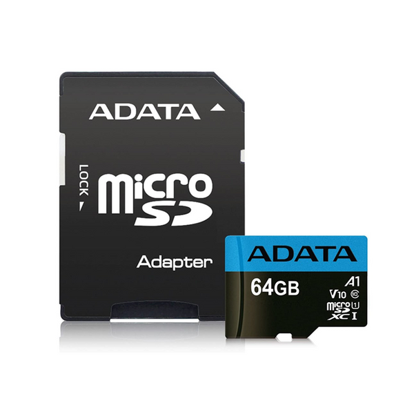ADATA 64GB Micro SD Memory Card | XC/SDHC UHS10 | Connect It