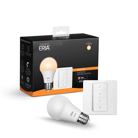 ERIA A60 9W |  Smart Dimmable Flame E27 Starter Packwith box