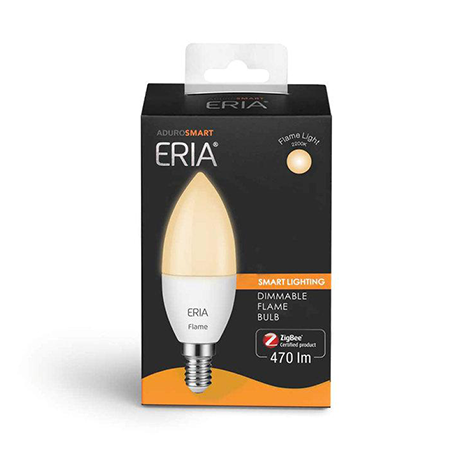 ERIA C40 6W | Smart Dimmable Flame E14 Candle Light Bulb box