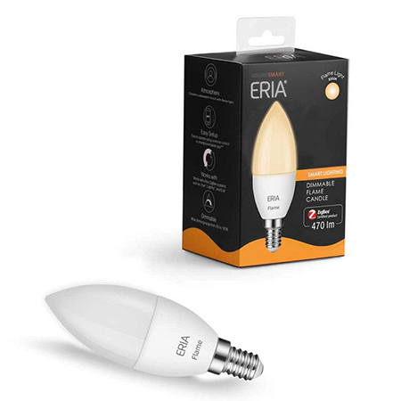 ERIA C40 6W | Smart Dimmable Flame E14 Candle Light Bulb with box