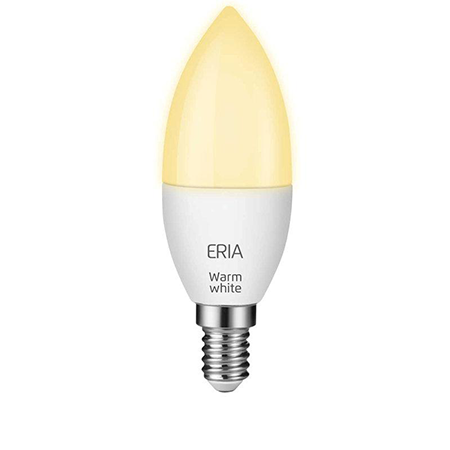 ERIA C40 6W | Smart Dimmable Warm White E14 Candle Light Bulb