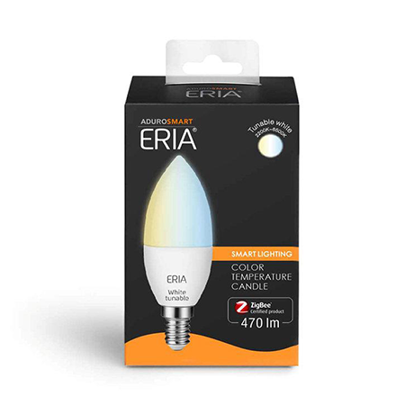 ERIA C40 6W  |  Smart Tunable Dimmable White E14 Candle Light Bulb box