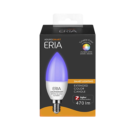 ERIA C40 6W |  Smart White and Colour Tunable E14 Candle Light Bulb box
