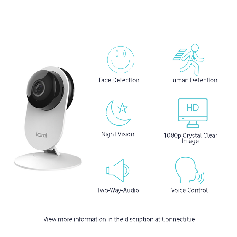 Kami | Mini Wi-Fi Indoor Security Camera features