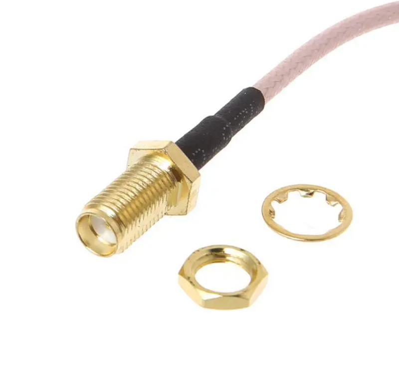 Female SMA to Right Angle Male CRC9 Cable | Connect It Ireland