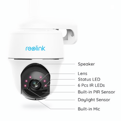 Reolink Go PT Plus 4G Solar Powered Outdoor Camera
